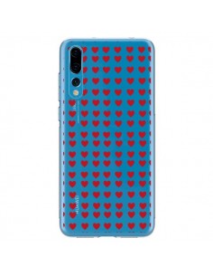 Coque Huawei P20 Pro Coeurs Heart Love Amour Red...