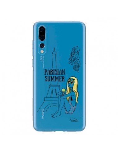 Coque Huawei P20 Pro Parisian Summer Ete Parisien Transparente - Lolo Santo