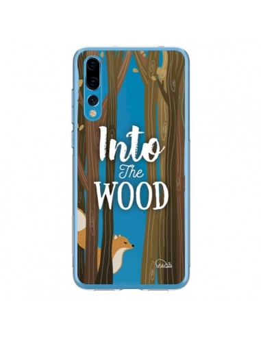 Coque Huawei P20 Pro Into The Wild Renard Bois Transparente - Lolo Santo