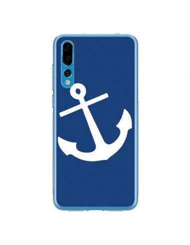 Coque Huawei P20 Pro Ancre Navire Navy Blue Anchor - Mary Nesrala