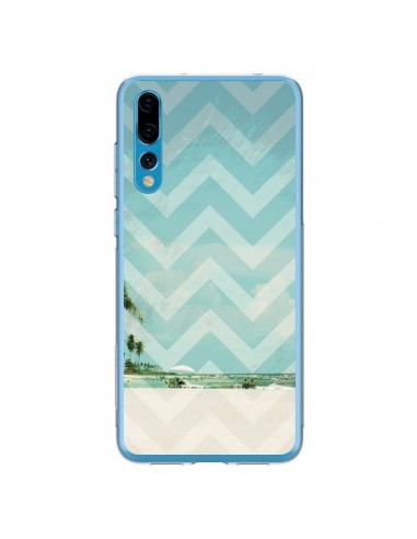 Coque Huawei P20 Pro Chevron Beach Dreams Triangle Azteque - Mary Nesrala