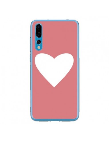 Coque Huawei P20 Pro Coeur Corail - Mary Nesrala