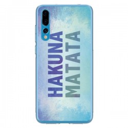 Coque Huawei P20 Pro Hakuna Matata Roi Lion Bleu - Mary...