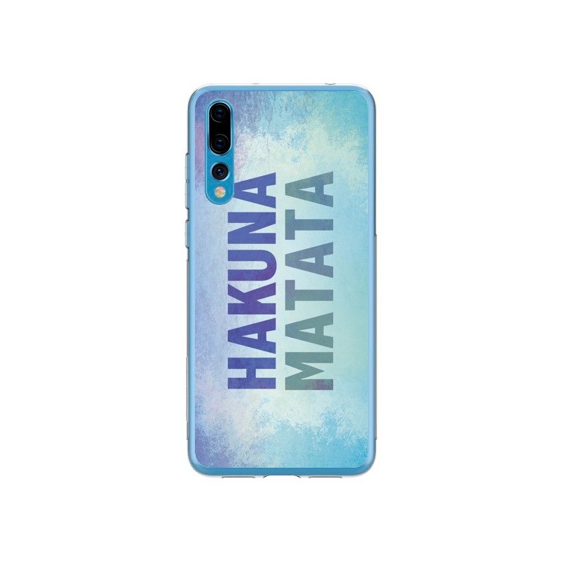 Coque Huawei P20 Pro Hakuna Matata Roi Lion Bleu - Mary Nesrala