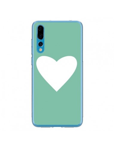 Coque Huawei P20 Pro Coeur Mint Vert - Mary Nesrala