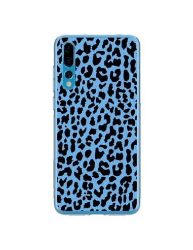 Coque Huawei P20 Pro Leopard Bleu Neon - Mary Nesrala