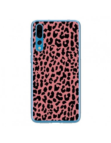 Coque Huawei P20 Pro Leopard Corail Neon - Mary Nesrala