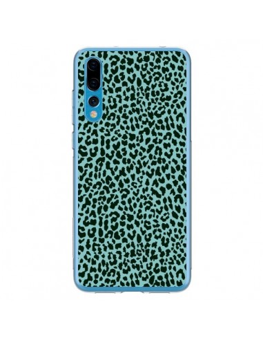 Coque Huawei P20 Pro Leopard Turquoise Neon - Mary Nesrala