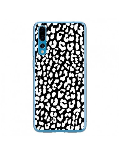 Coque Huawei P20 Pro Leopard Noir et Blanc - Mary Nesrala