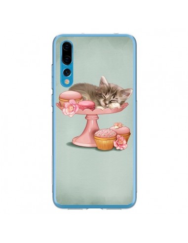 Coque Huawei P20 Pro Chaton Chat Kitten Cookies Cupcake - Maryline Cazenave