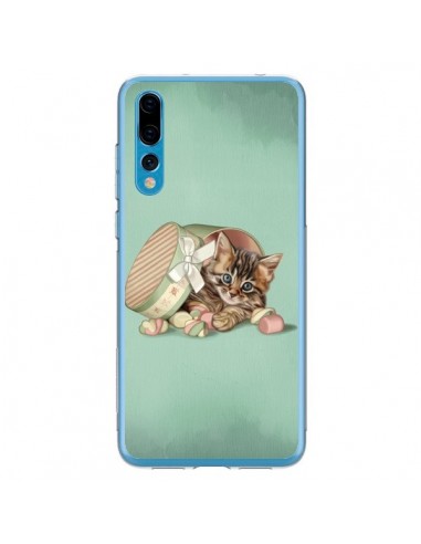 Coque Huawei P20 Pro Chaton Chat Kitten Boite Bonbon Candy - Maryline Cazenave