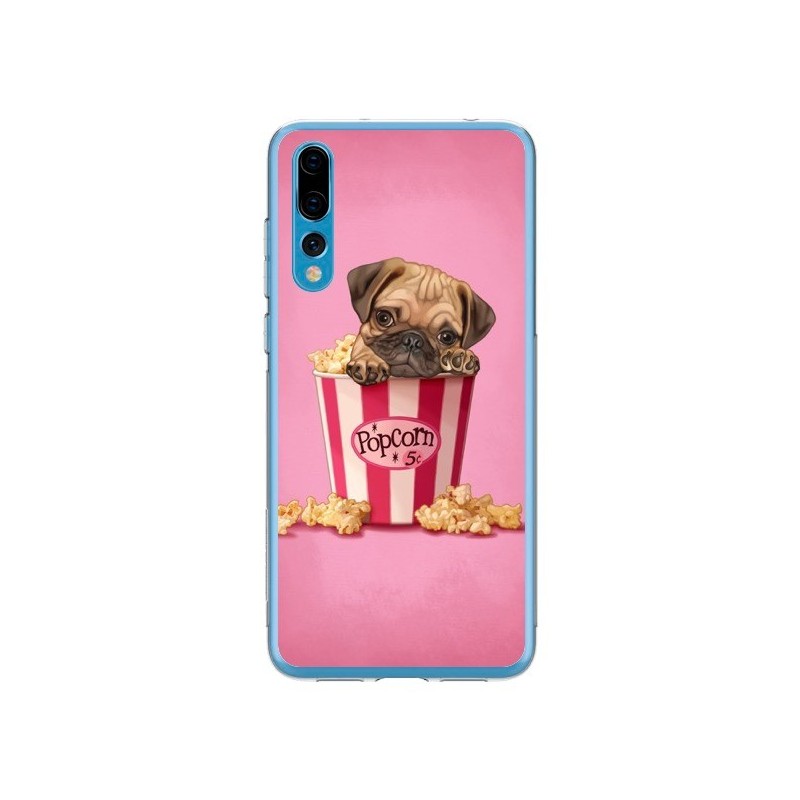 Coque Huawei P20 Pro Chien Dog Popcorn Film - Maryline Cazenave