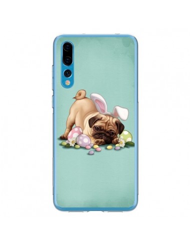 Coque Huawei P20 Pro Chien Dog Rabbit Lapin Pâques Easter - Maryline Cazenave