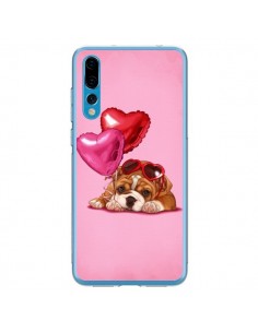 Coque Huawei P20 Pro Chien Dog Lunettes Coeur Ballon -...