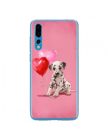 Coque Huawei P20 Pro Chien Dog Dalmatien Ballon Coeur - Maryline Cazenave