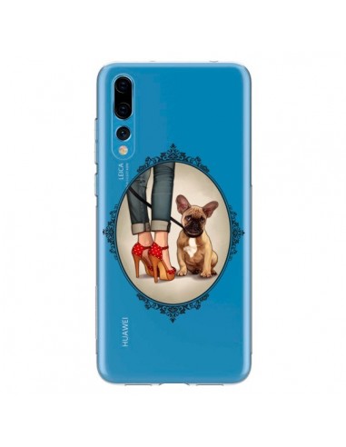 Coque Huawei P20 Pro Lady Jambes Chien Bulldog Dog Transparente - Maryline Cazenave