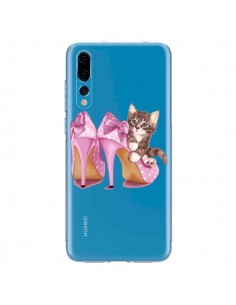 Coque Huawei P20 Pro Chaton Chat Kitten Chaussures Shoes...
