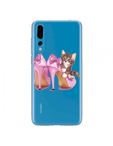 Coque Huawei P20 Pro Chaton Chat Kitten Chaussures Shoes Transparente - Maryline Cazenave