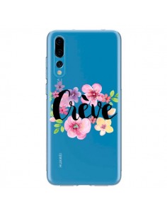 Coque Huawei P20 Pro Crève Fleurs Transparente - Maryline...