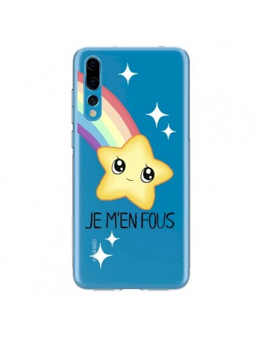 Coque Huawei P20 Pro Etoile Je M'en Fous Transparente - Maryline Cazenave