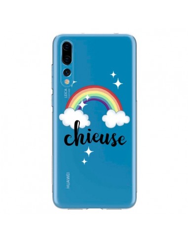 Coque Huawei P20 Pro Chieuse Arc En Ciel Transparente - Maryline Cazenave