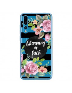 Coque Huawei P20 Pro Charming as Fuck Fleurs Transparente...