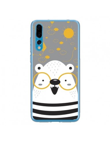 Coque Huawei P20 Pro Ours à lunettes - Maria Jose Da Luz