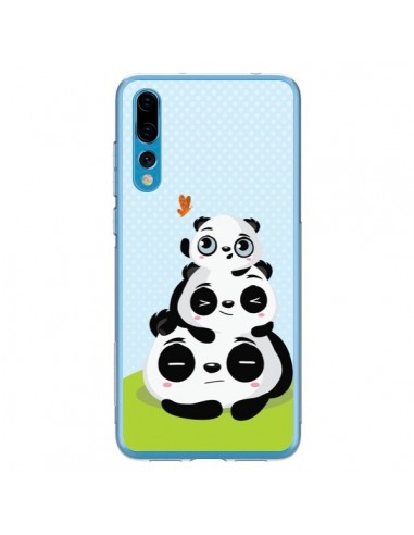 Coque Huawei P20 Pro Panda Famille - Maria Jose Da Luz