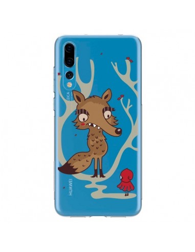 Coque Huawei P20 Pro Le Petit Chaperon Rouge Loup Hello Big Wolf Transparente - Maria Jose Da Luz