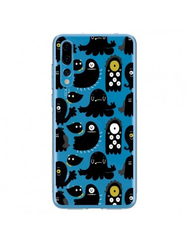 Coque Huawei P20 Pro Monsters Monstres Pattern Transparente - Maria Jose Da Luz