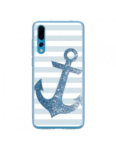 Coque Huawei P20 Pro Ancre Bleu Navire - Monica Martinez