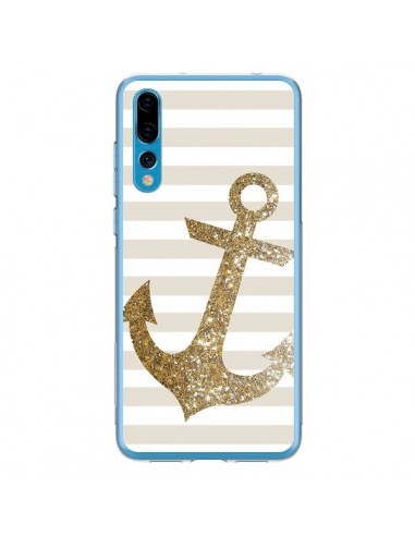 Coque Huawei P20 Pro Ancre Or Navire - Monica Martinez