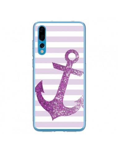 Coque Huawei P20 Pro Ancre Rose Navire - Monica Martinez