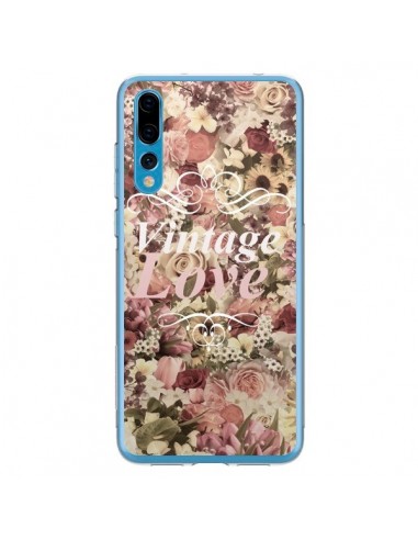 Coque Huawei P20 Pro Vintage Love Flower - Monica Martinez