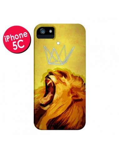 Coque Lion Spirit pour iPhone 5C - Jonathan Perez