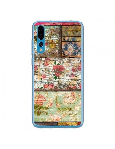 Coque Huawei P20 Pro Lady Rococo Bois Fleur - Maximilian San