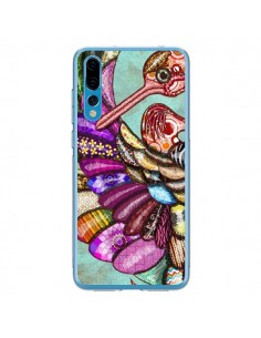 Coque Huawei P20 Pro Paon Multicolore Eco Bird -...