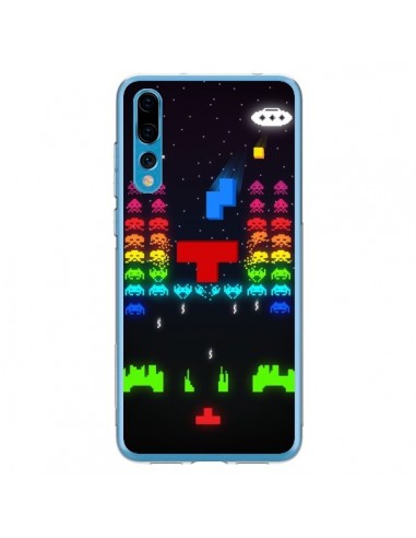 Coque Huawei P20 Pro Invatris Space Invaders Tetris Jeu - Maximilian San