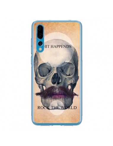 Coque Huawei P20 Pro Rock Skull Tête de Mort - Maximilian San