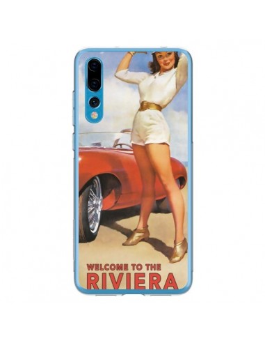 Coque Huawei P20 Pro Welcome to the Riviera Vintage Pin Up - Nico