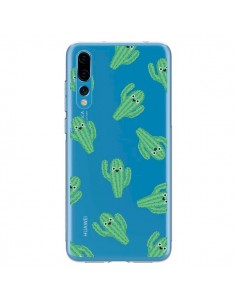 Coque Huawei P20 Pro Chute de Cactus Smiley Transparente...