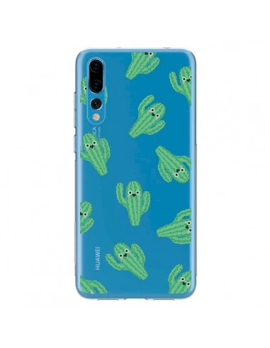 Coque Huawei P20 Pro Chute de Cactus Smiley Transparente - Nico