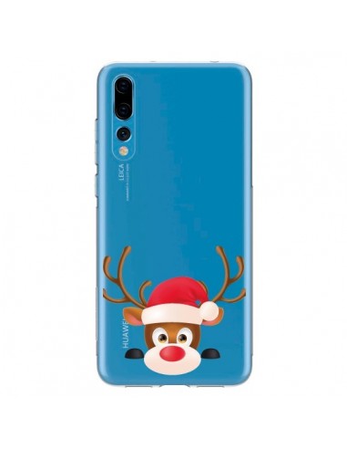 Coque Huawei P20 Pro Renne de Noël transparente - Nico