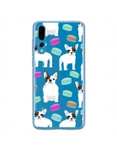 Coque Huawei P20 Pro Chiens Bulldog Français Macarons...