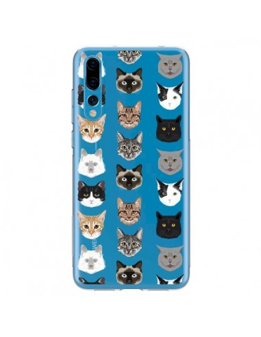 Coque Huawei P20 Pro Chats Transparente - Pet Friendly