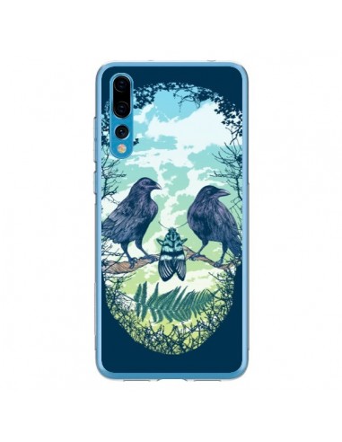 Coque Huawei P20 Pro Tête de Mort Nature - Rachel Caldwell