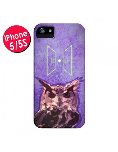 Coque Chouette Owl Spirit pour iPhone 5 et 5S - Jonathan Perez