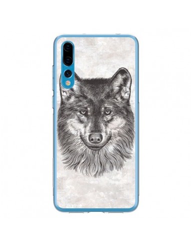 Coque Huawei P20 Pro Loup Gris - Rachel Caldwell