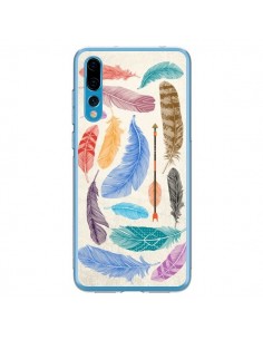 Coque Huawei P20 Pro Feather Plumes Multicolores - Rachel...