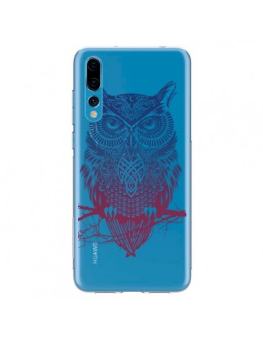 Coque Huawei P20 Pro Hibou Chouette Owl Transparente - Rachel Caldwell